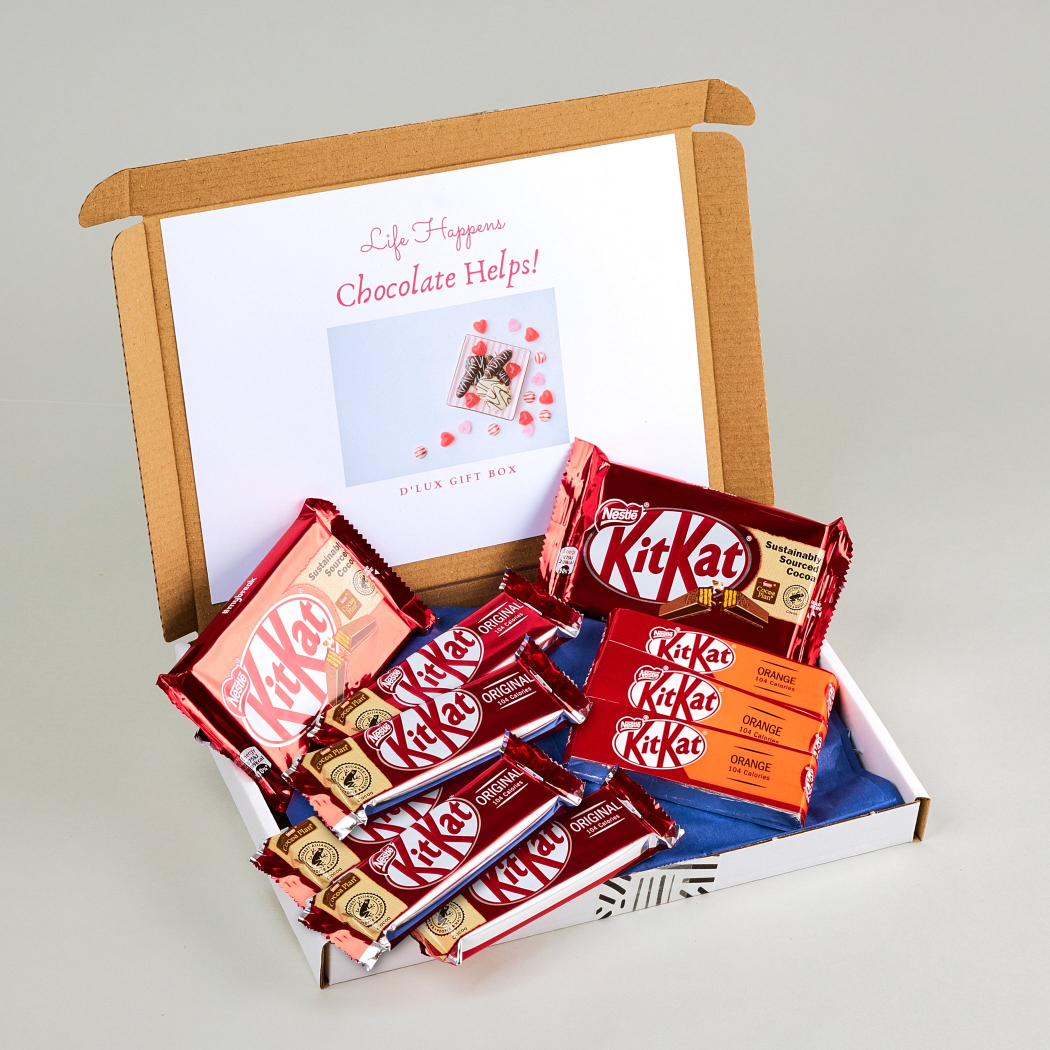 Amazon.com: BeeQ BOX-KIT KAT Snack Size Assortment Bag with KIT KAT Milk  Chocolate, KIT KAT Dark Chocolate, KIT KAT Birthday Cake (49 oz.) - Fun  Size Candy Bar Variety Pack and Chocolate